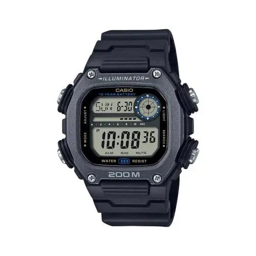 Casio Illuminator Extra Long Strap Black Men`s Digital Watch DW-291HX-1AVCF