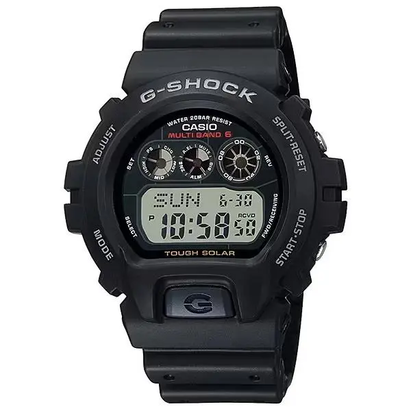 Casio GW6900-1 Tough Solar Atomic G-shock Digital Chrono 200M Sport Watch