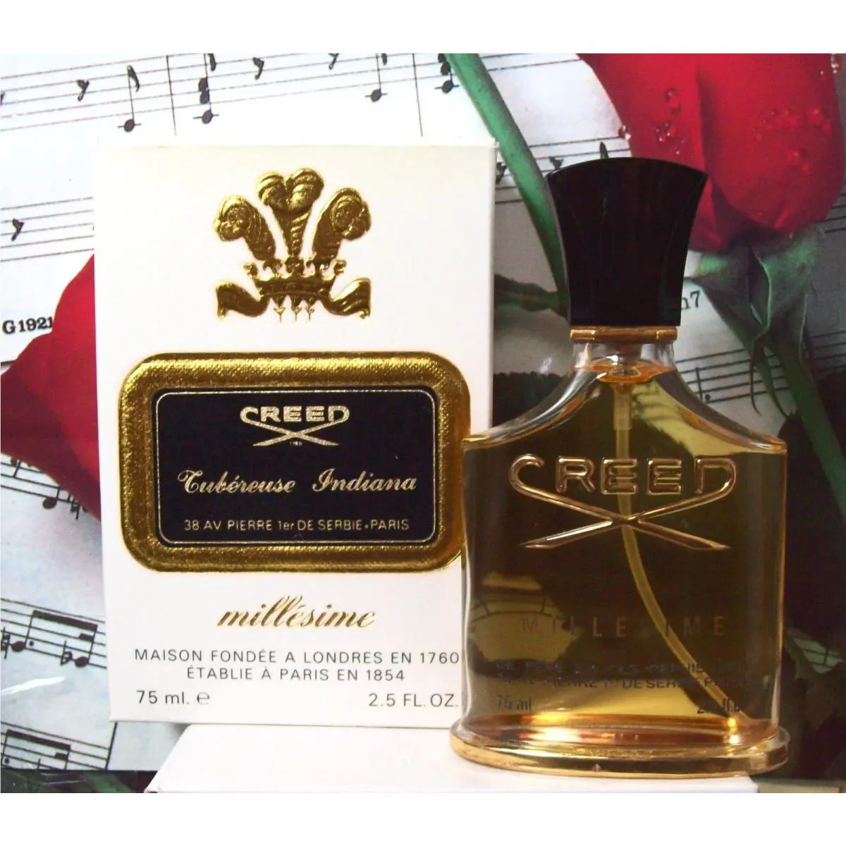 Creed Tubereuse Indiana Millesime Spray 2.5 Oz. From 80`s