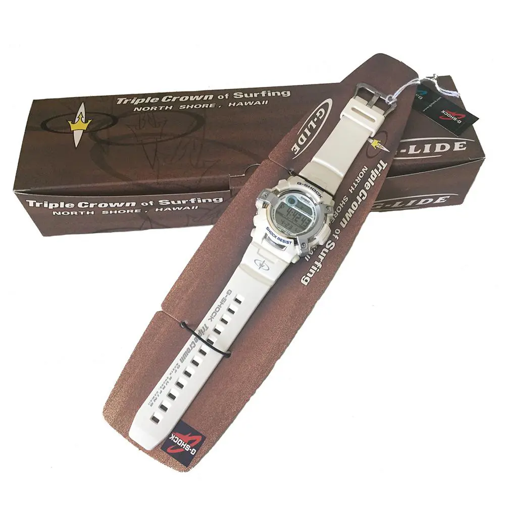 Mint 2001 Vintage  G-shock G-lide Triple Crown Surfing Watch GL130TC7M Rare by Casio