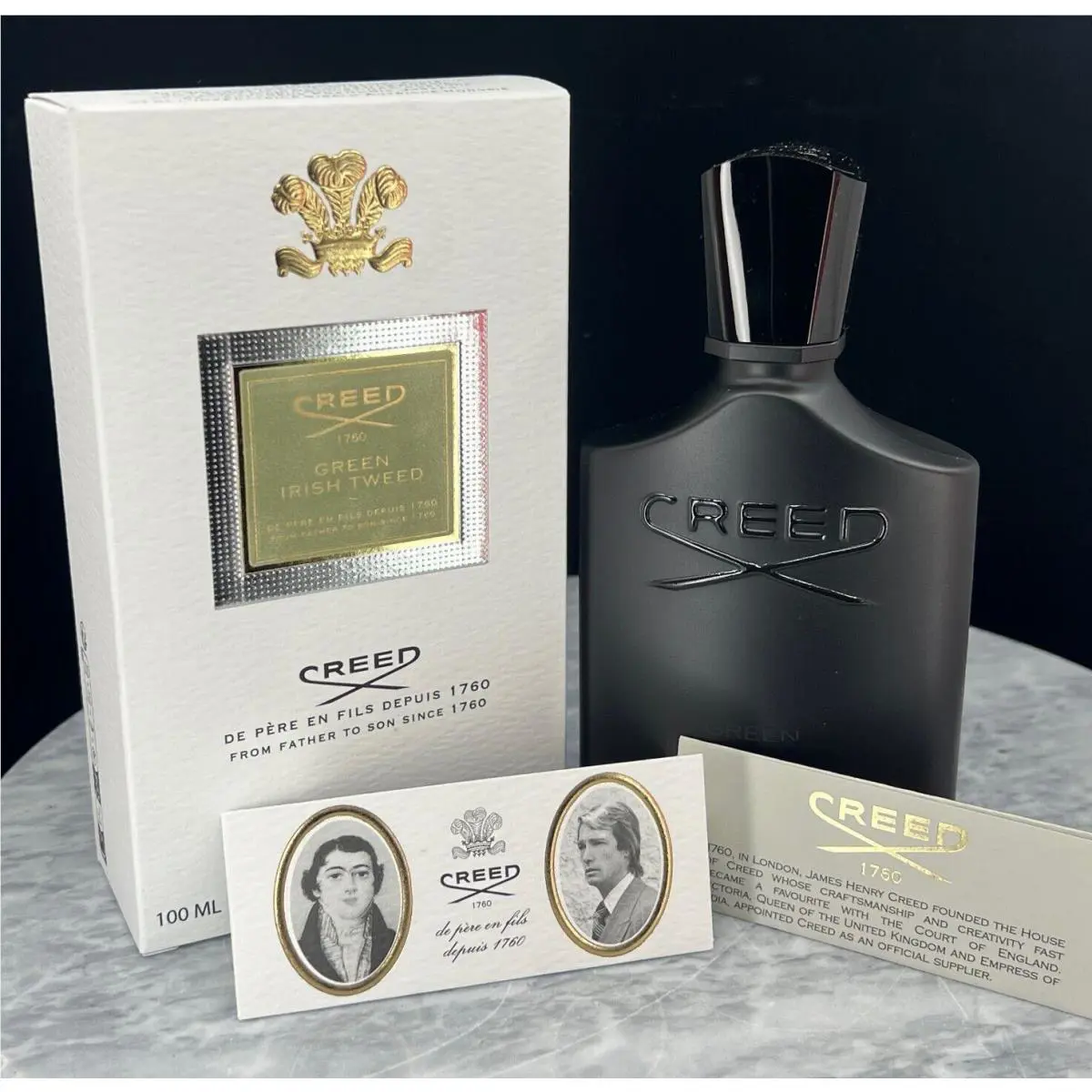 Creed Green Irish Tweed Eau De Parfum Spray Floral Musk 3.3 oz 100 ml