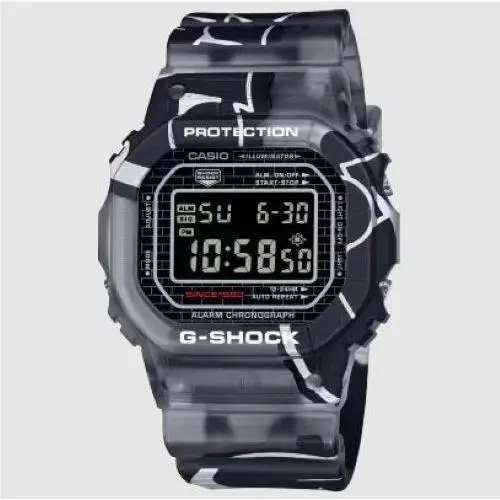 Casio: G-shock DW-5000SS-1DR - Street Spirit - Black Dial - Unisex Watch - Dial: Black, Band: Black, Bezel: Black