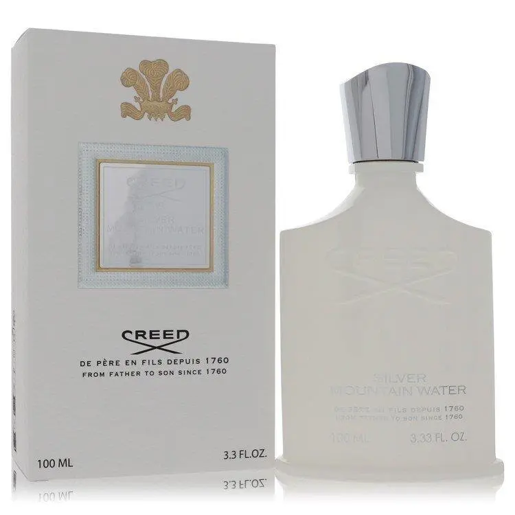 Silver Mountain Water by Creed Men`s Eau De Parfum Spray 3.3 oz