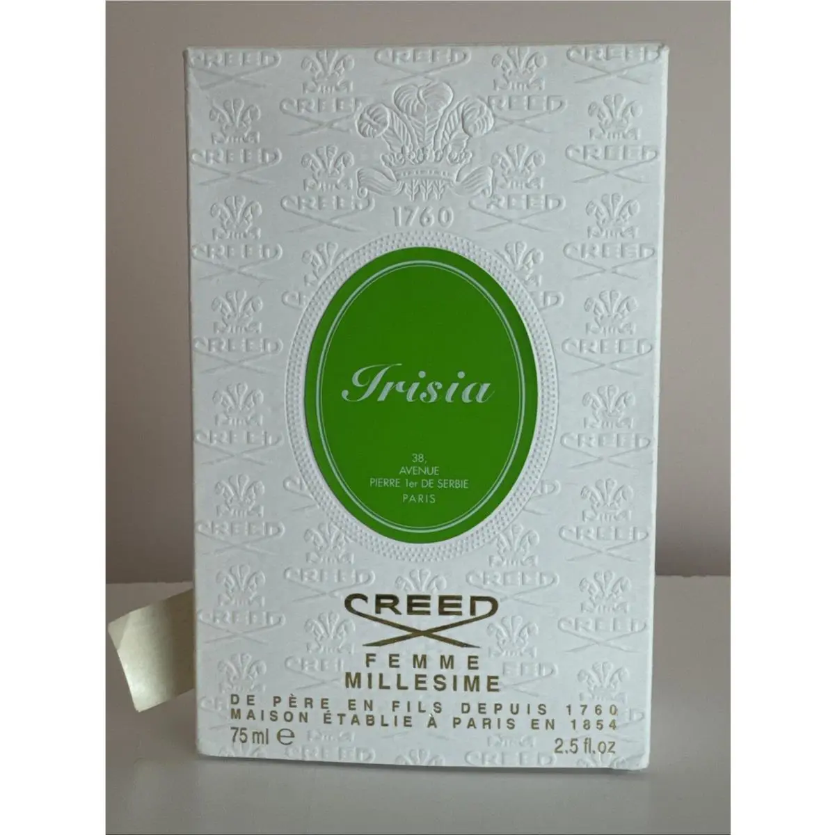 Creed Irisia Femme Millesime Eau de Parfum Spray 2.5oz/75ml Vintage Rare
