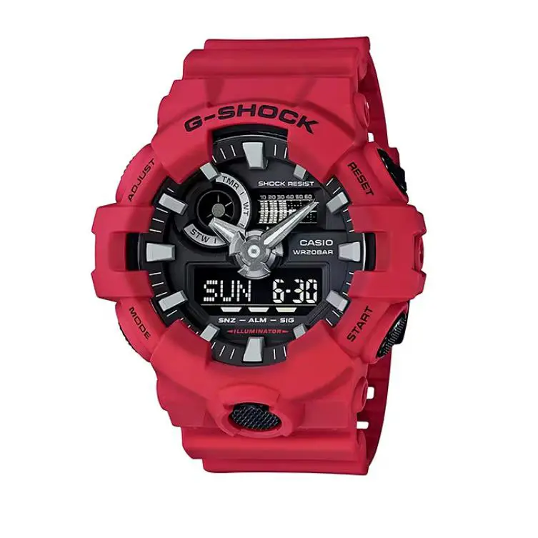 Men`s G-shock  Shock Water Resist Led Ana-digi Watch GA700-4A by Casio