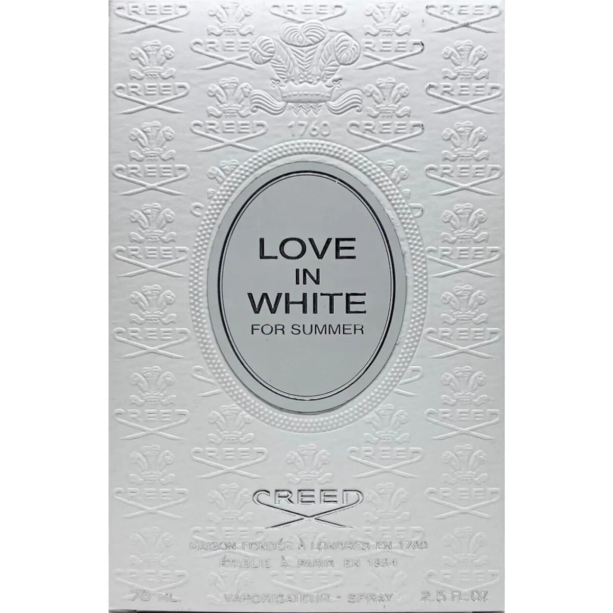 Creed Love IN White For Summer Eau DE Parfum Spray For Women 2.5 Oz / 75 ml