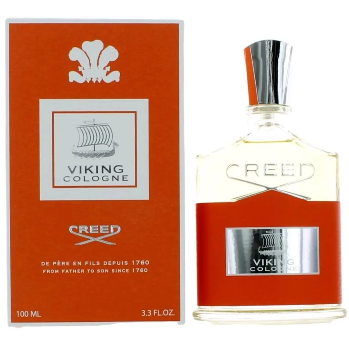 Creed Men`s Eau De Parfum Spray Viking Cologne with Universal Fragrance 3.3 oz