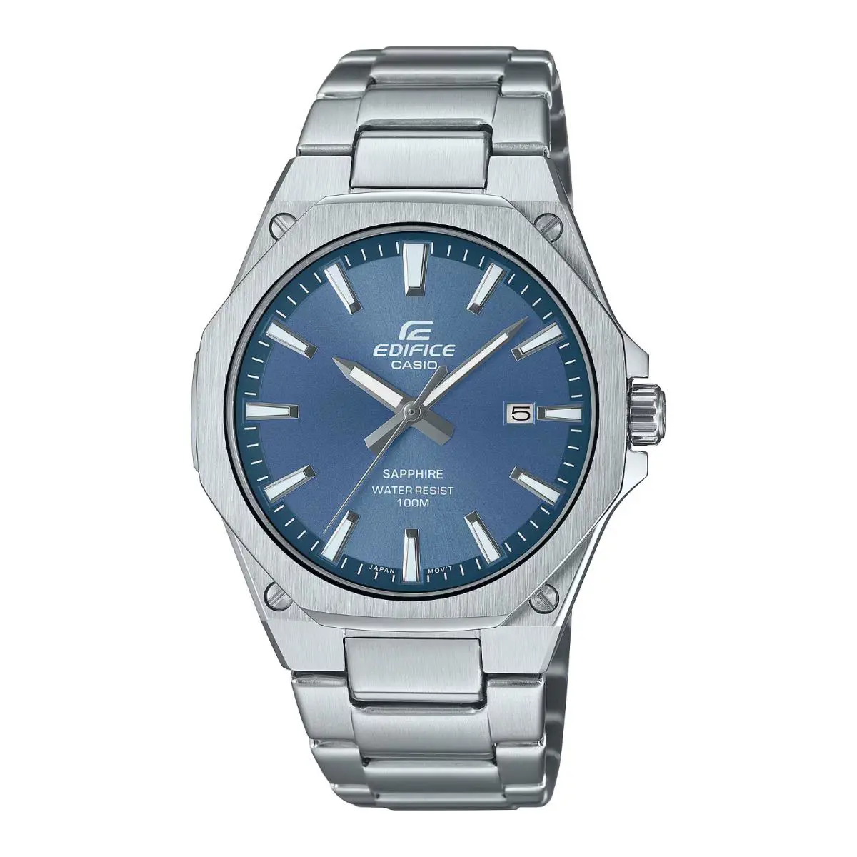 Casio Edifice Slim Blue Sapphire Bluetooth Steel Mens Watch EFRS108D-2AV