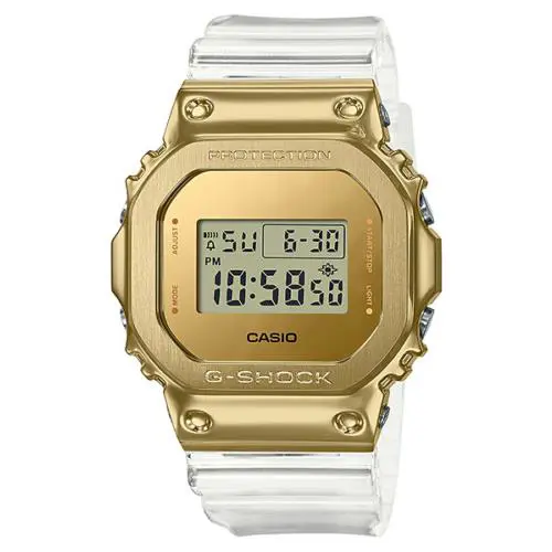 G-shock  Limited Edition Goldip Transparent Men Watch GM5600SG-9D by Casio
