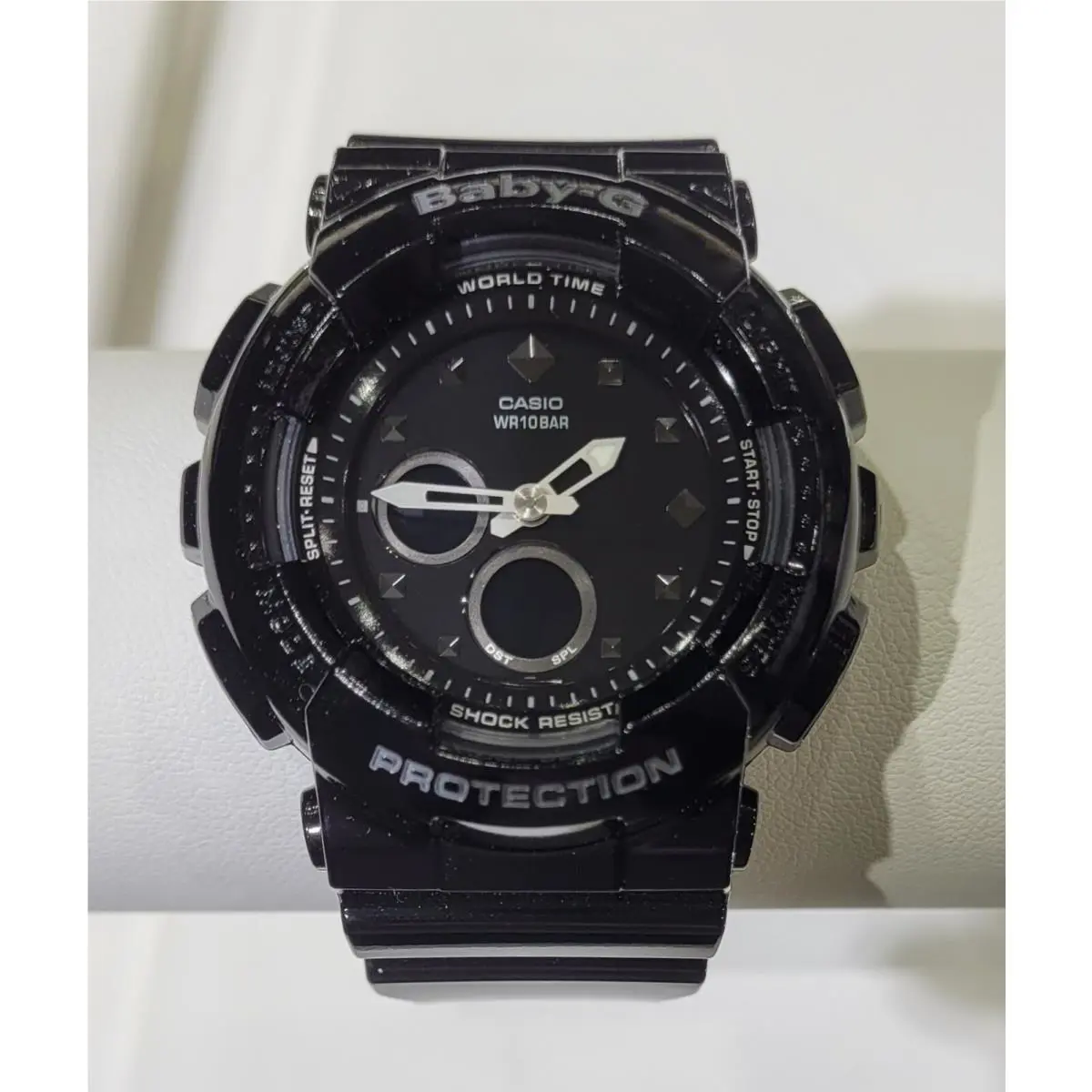 Casio Baby-g All Black Unisex Sports Wristwatch Ref BA125-1A