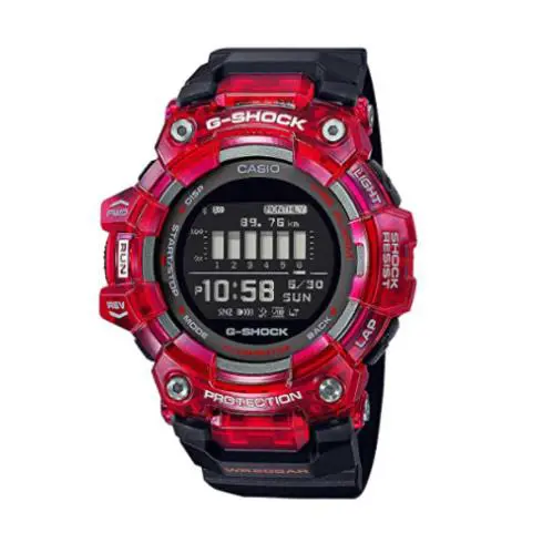 G-shock Bluetooth Digital Black Dial Men`s Round Watch GBD-100SM-4A1DR by Casio