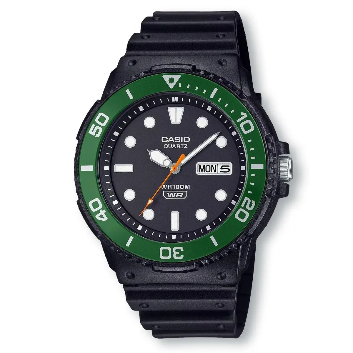 Casio MRW230H-1E3 Marine-inspired Analog Diver-style Watch Green