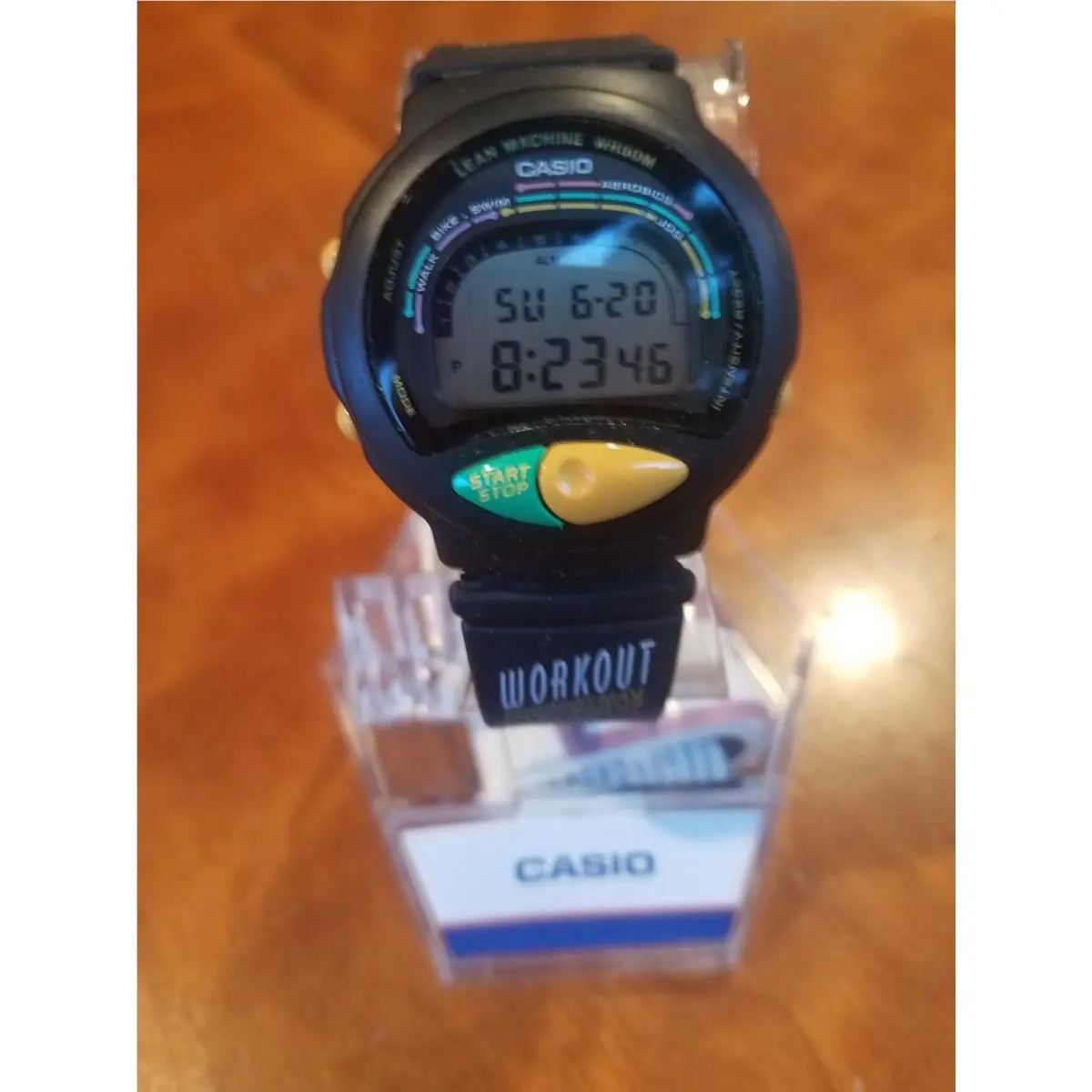 Vintage Casio Lean Machine Fitness Watch FBR10W-1V Unisex