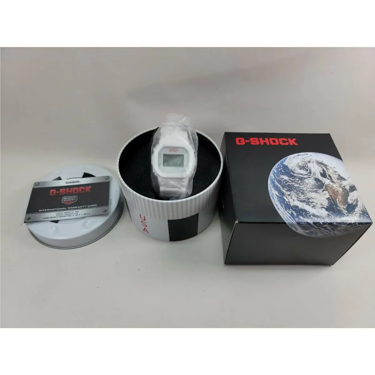 G-shock x Nasa DW5600 Digital White Watch DW5600NASA-20 by Casio