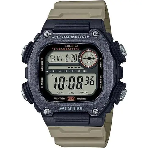 Casio DW291HX-5A Illuminator Men`s Digital Tan Resin Strap Watch