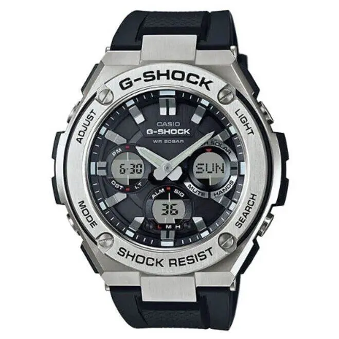 G-shock G-steel Analog-digital World Time GST-S110-1A Men`s Watch by Casio