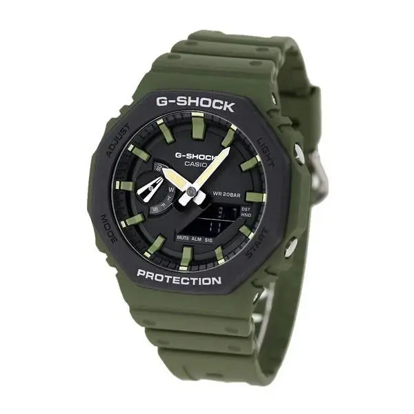 G-shock GA-2110SU-3ADR Black Analog-digital Resin Men`s Watch by Casio