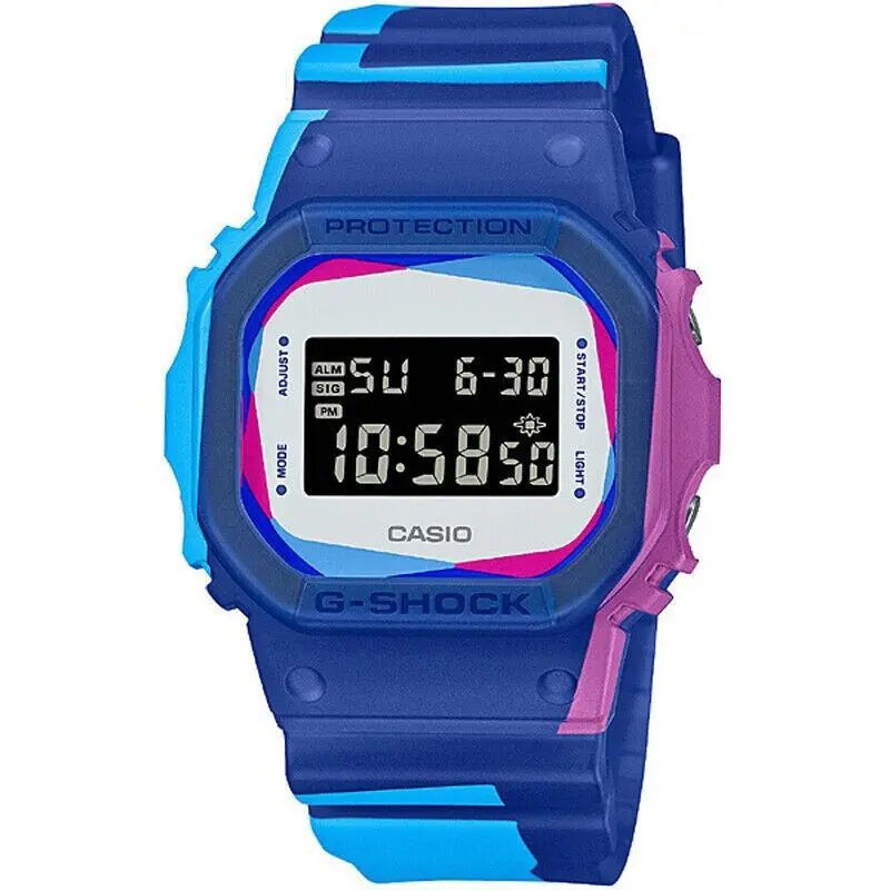 G-shock DWE5600PR-2D Over Print Limited Edition Case Set Men Watch by Casio