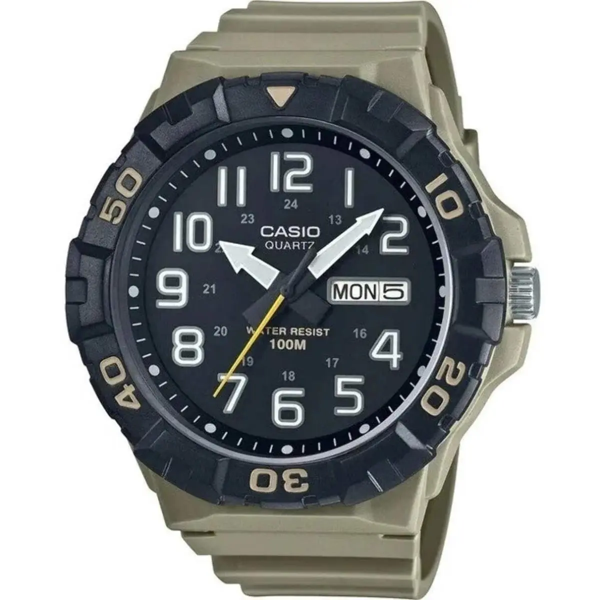 MRW210H-5AV Analog Resin Watch 100m Water Resistant by Casio