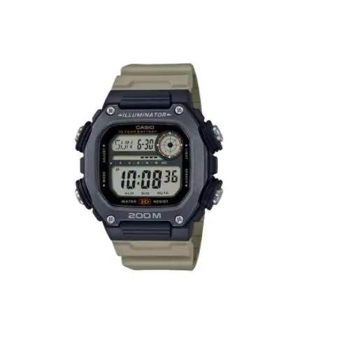 Casio Illuminator Extra Long Strap Men`s Digital Resin Watch DW-291HX-5AVCF