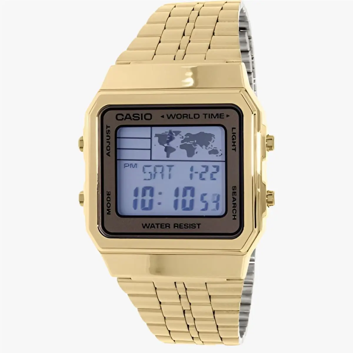 Casio A500WGA-9 Vintage 34mm Gold Stainless Steel Case Watch