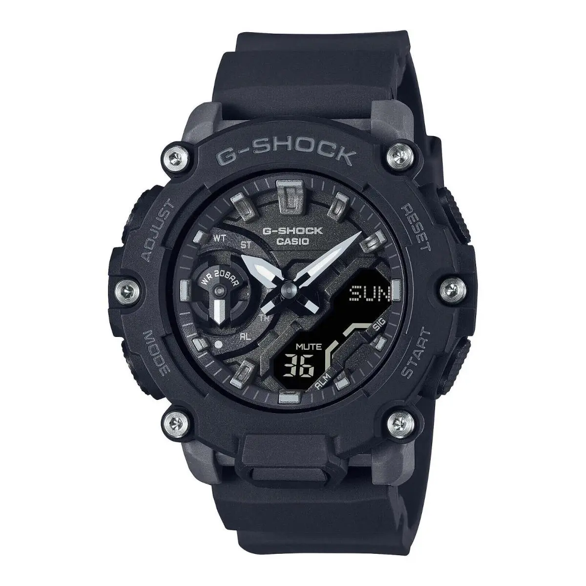 Casio G-shock Women`s Urban Outdoor Monochromatic Ana-digi Watch GMAS2200-1A