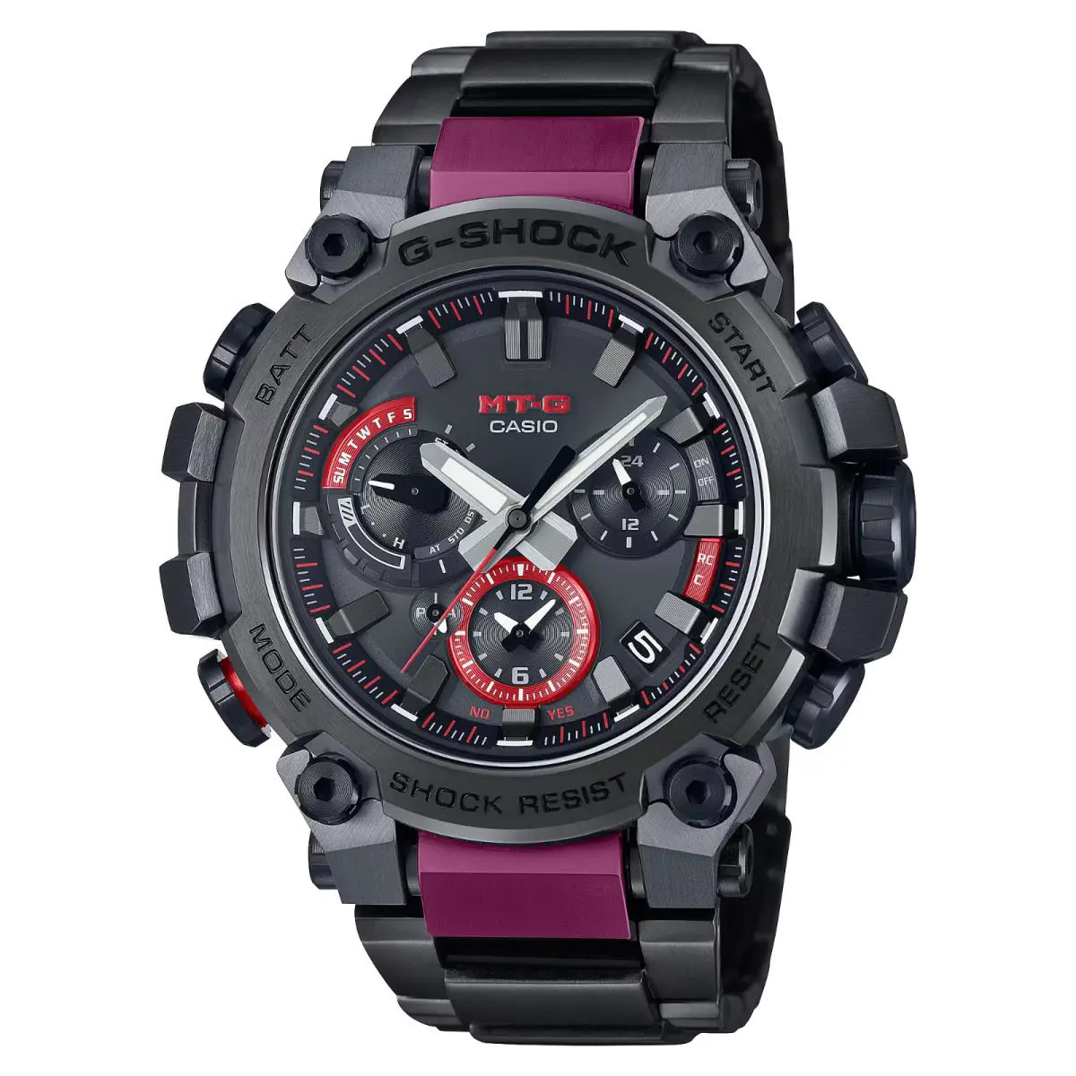 Casio G-shock MTGB3000 Series Black Dial Stainless Steel Watch MTGB3000BD-1A