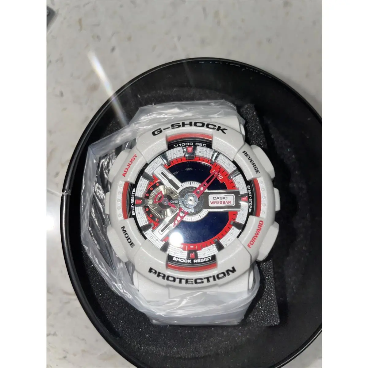 G-shock 30TH Anniversary Model Eric Haze GA-110EH-8A White Red by Casio