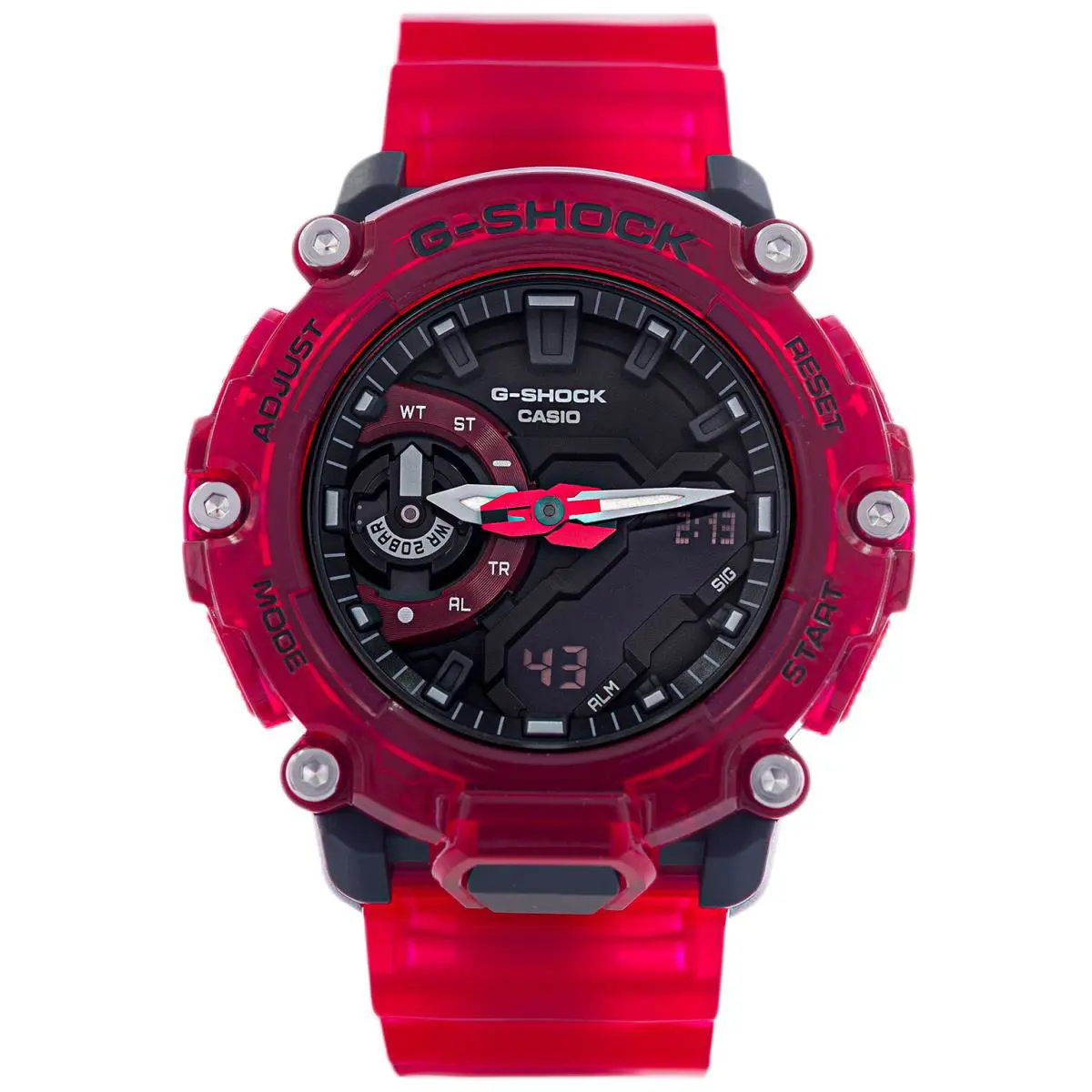 G-shock Analog Digital Men`s Carbon Core Guard INT-GA-2200SKL-4ADR Watch by Casio