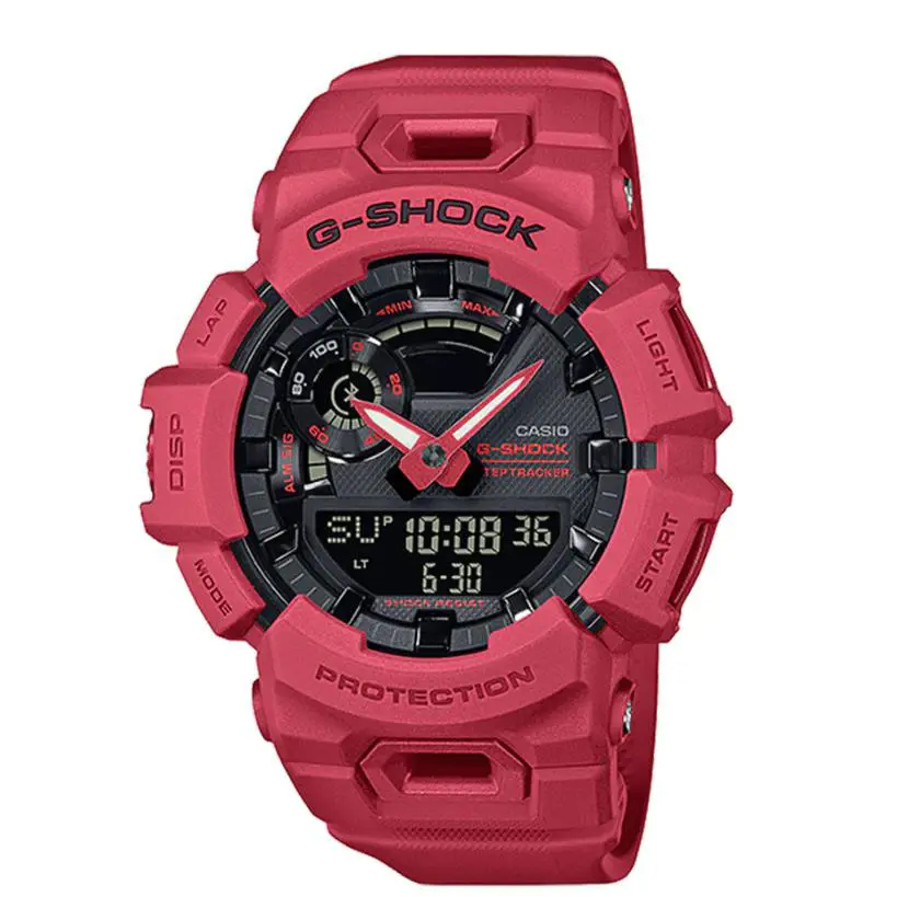 G-shock G-squad Analog Digital Black Dial INT-GBA-900RD-4ADR Men`s Watch by Casio