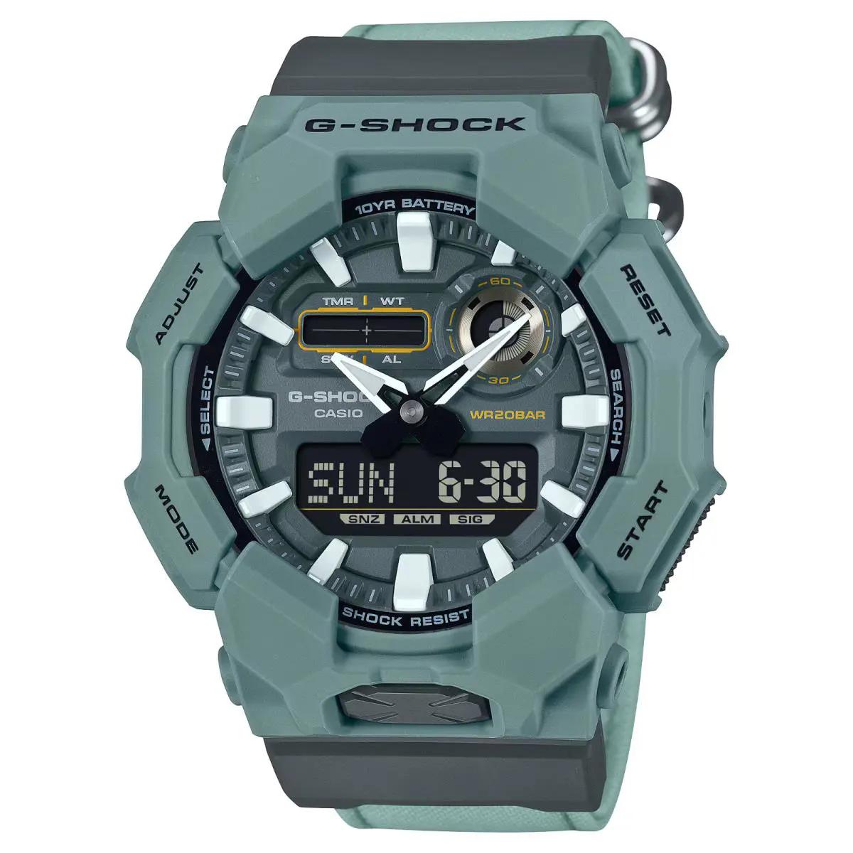 G-shock Cordura Fiber 10-Year Battery Ana-digi Mens Watch GA010CE-2A by Casio