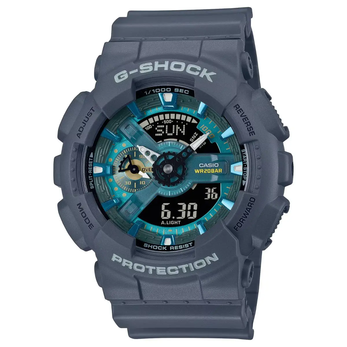 Casio G-shock GA110AS-2A 100 Series Analog-digital Navy Blue Resin Wrist Watch