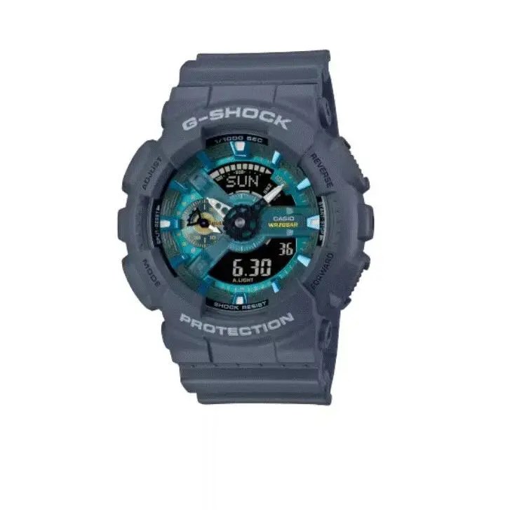 G-shock GA110AS-2A 100 Series Analog-digital Navy Blue Resin Wrist Watch by Casio