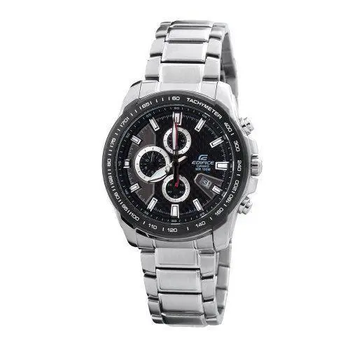 Casio Men`s EF563DB-1AV Edifice Stainless Chronograph Sport - Great Gift - Band: Silver