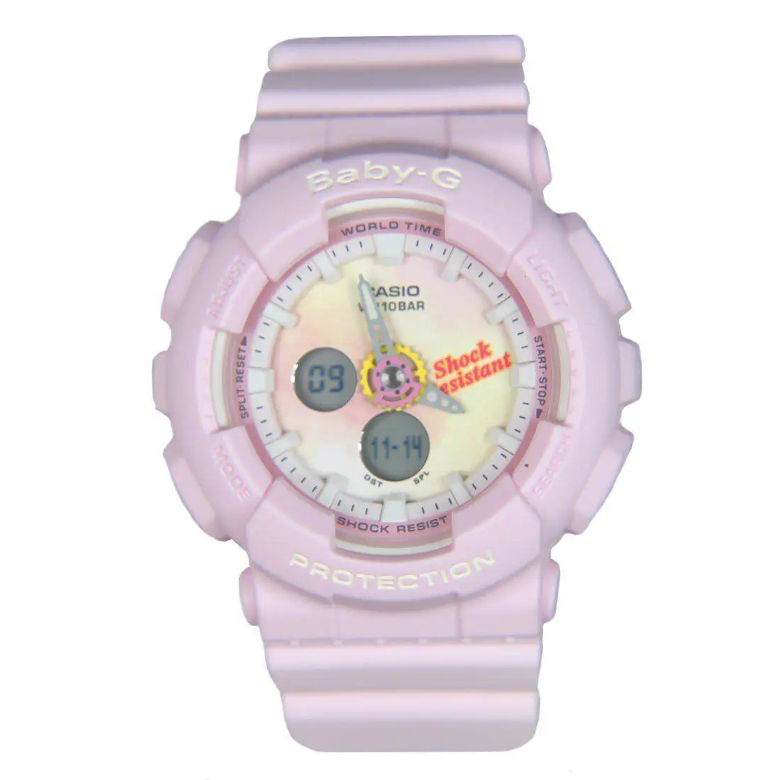 Baby-g World Time Women`s Shock Resistant Sports  Wrist Watch BA-120TG-4AD by Casio