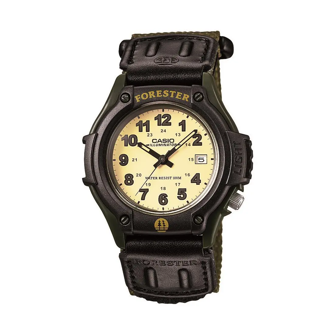 Casio Forester Men`s Quartz Backlit Nylon Band 41.5mm Watch FT500WC-3BVCF