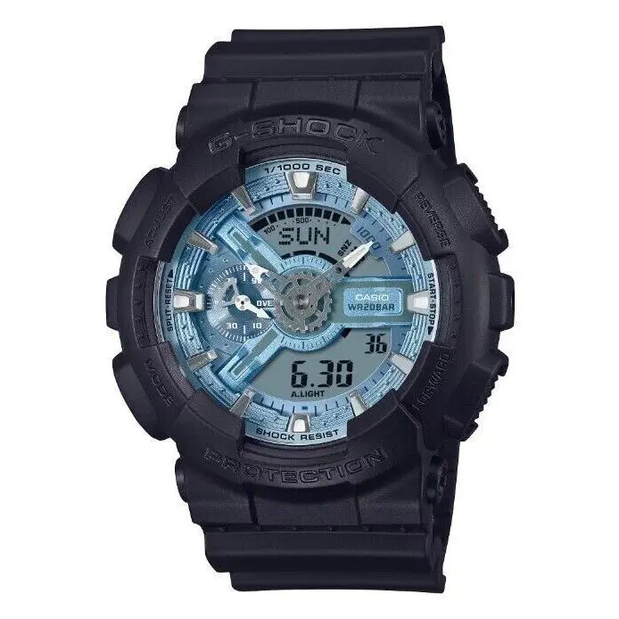 G-shock GA110CD-1A2 Blue Metallic Color Dial Limited Chrono Men Watch by Casio