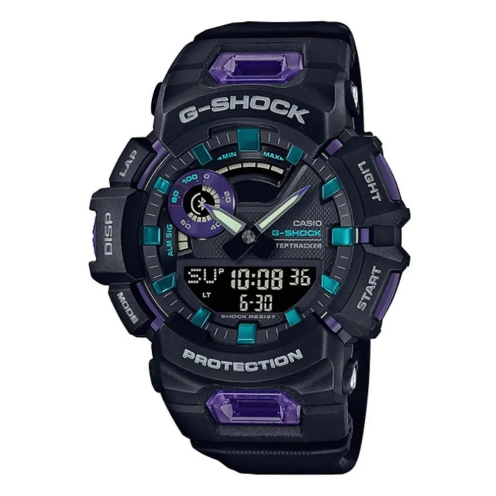 G-shock Quartz Men`s GBA-900-1A6DR Black Resin Band Wrist Round Watch by Casio
