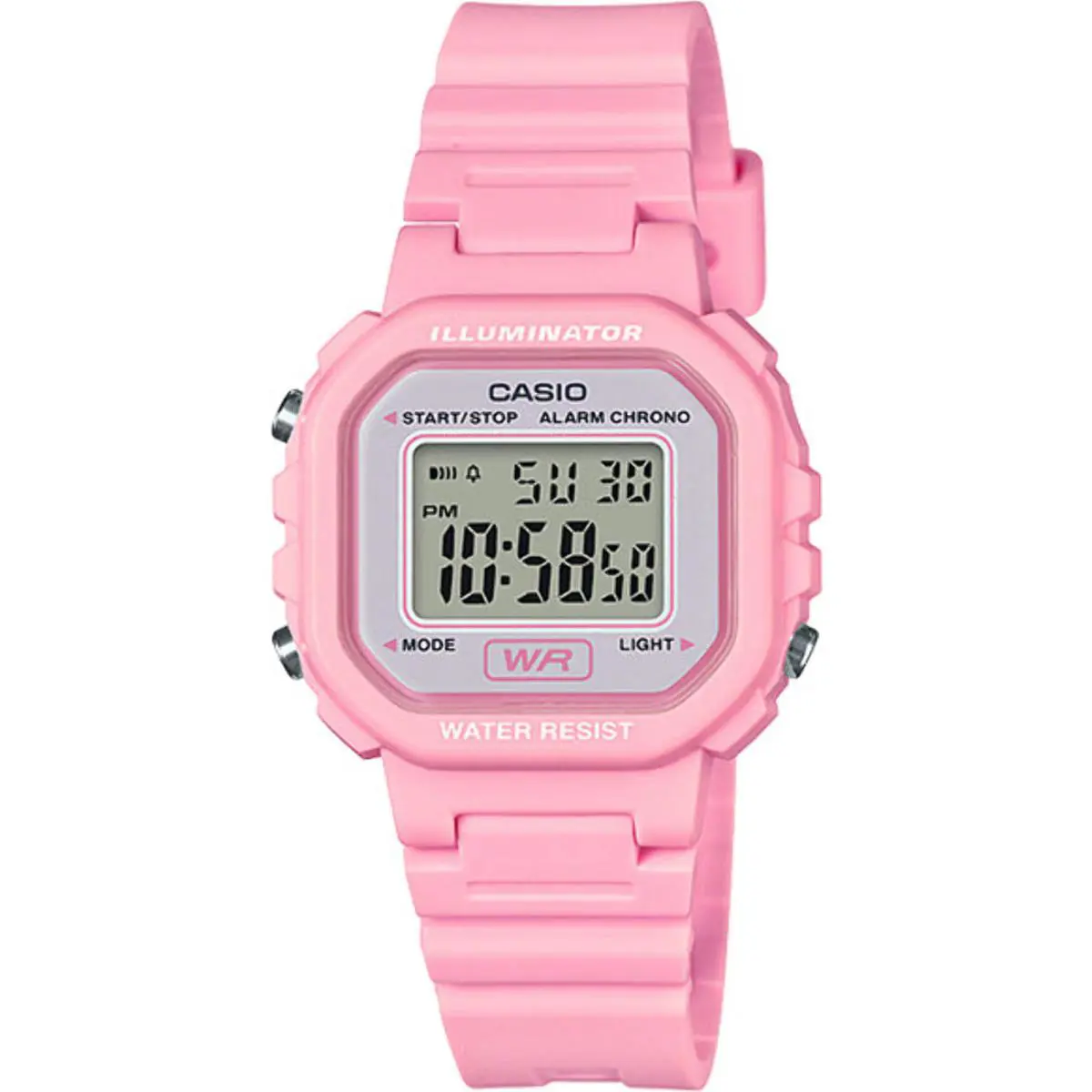 Casio Women`s `classic` Quartz Resin Casual Watch Color:pink Model: LA-20WH-4A