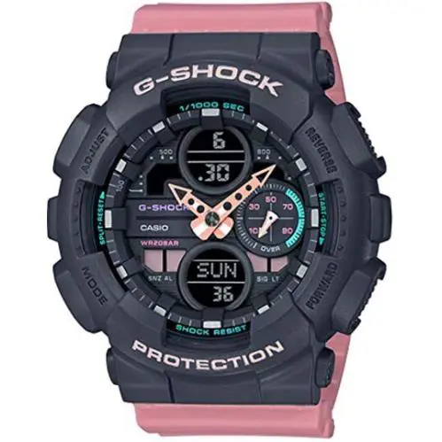 Casio G-shock Men`s Quartz Analog-digital Resin Strap GMA-S140-4ADR Watch
