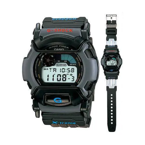 Mint 1996 Vintage  G-shock Foxfire Nexax Cowabunga Surf Watch DW002S-1 Rare by Casio