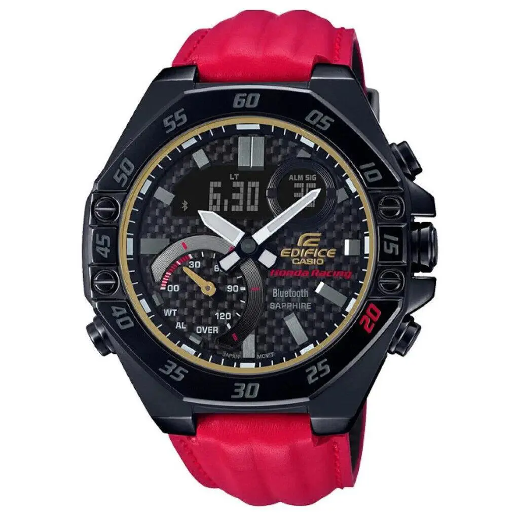 Casio Edifice Honda Racing 20th Anniv Limited Edition Mens Watch ECB10HR-1A