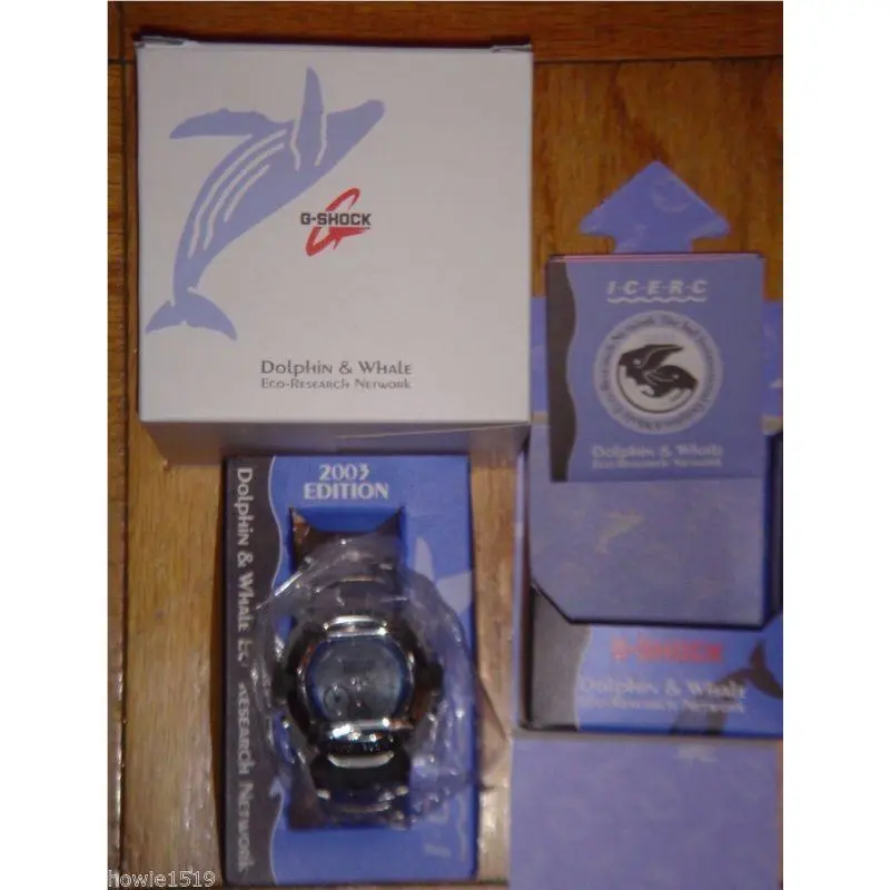 2003 Dolphin Whale  G Shock Icerc Limited Edition Japan G 500K 2DR by Casio