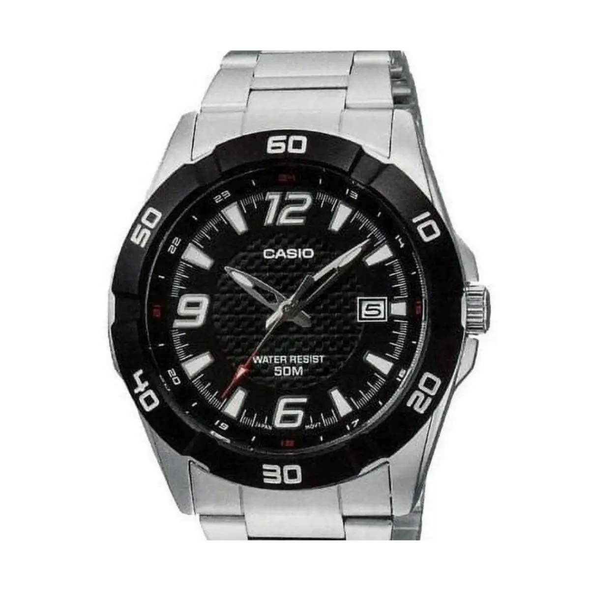 Casio MTP1292D-1A Stainless Steel Band Water Resistant Men’s Watch
