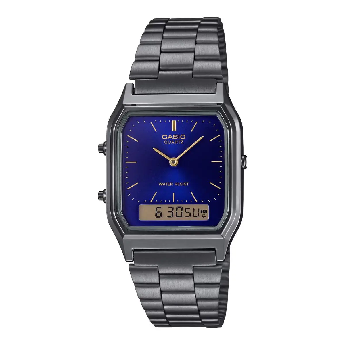 Men`s Classic Analog and Digital Quartz Watch - AQ-230GG-2ADF by Casio