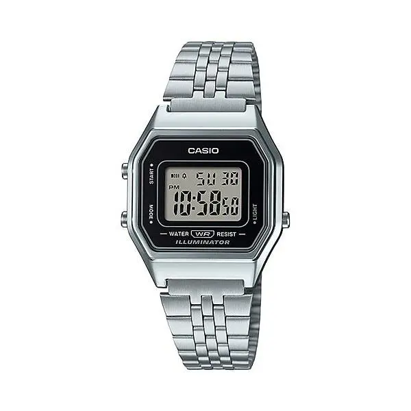 Casio LA680WA-1D Women`s Vintage Digital Stainless Steel Watch