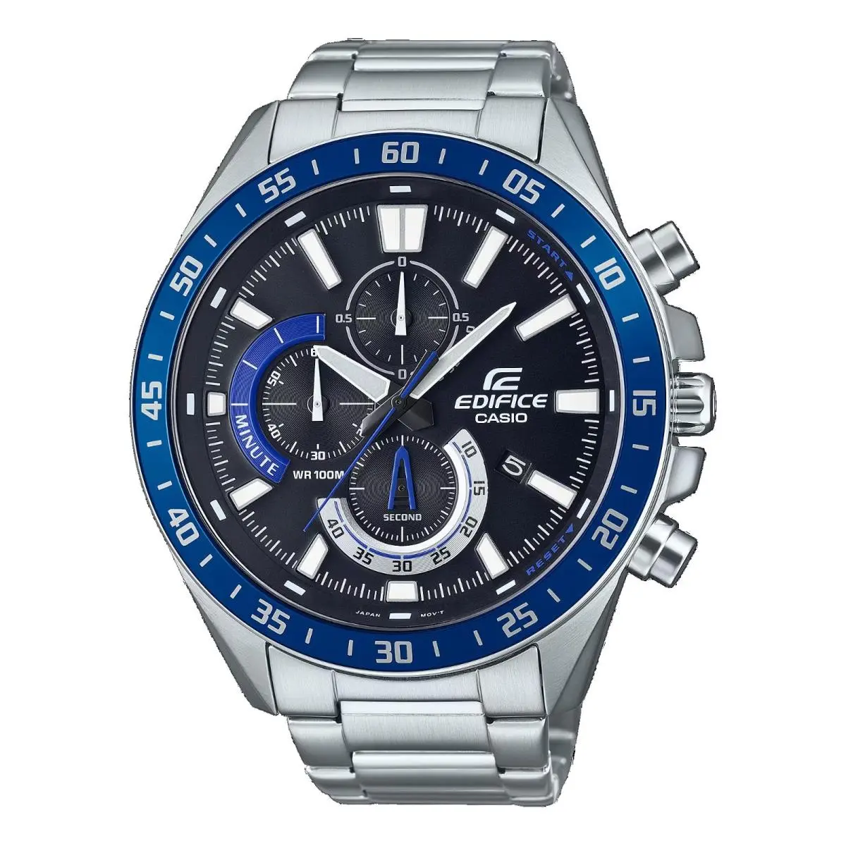 Casio EFV620D-1A2V Men`s Stainless Steel Blue Dial Standard Chronograph Watch