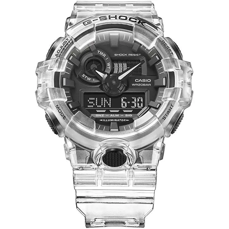 GA-700SKE-7ADR Analog Digital Display G-shock Men`s Round Wrist Watch by Casio