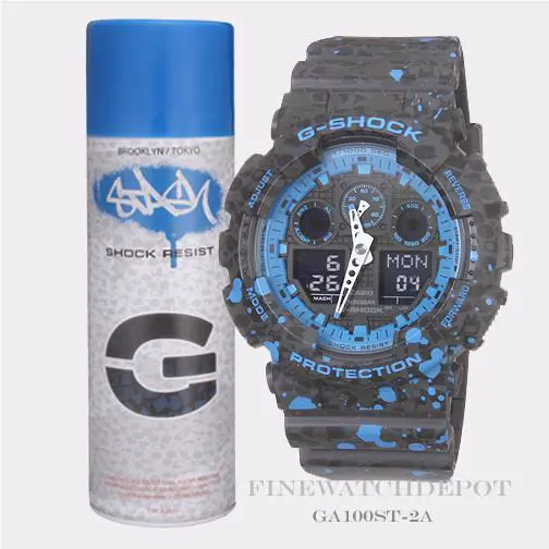 G-shock Men`s Stash Collaboration Digital Watch GA100ST-2A Ltd by Casio