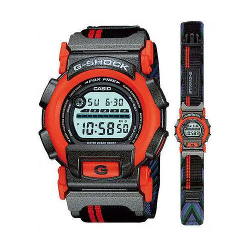 Mint `97  G-shock Ethno G Foxfire Nexax DW003E-4CT Red Watch by Casio
